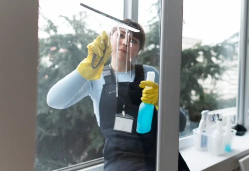 Nettoyage de vitres intérieures et extérieures à Tacoignières